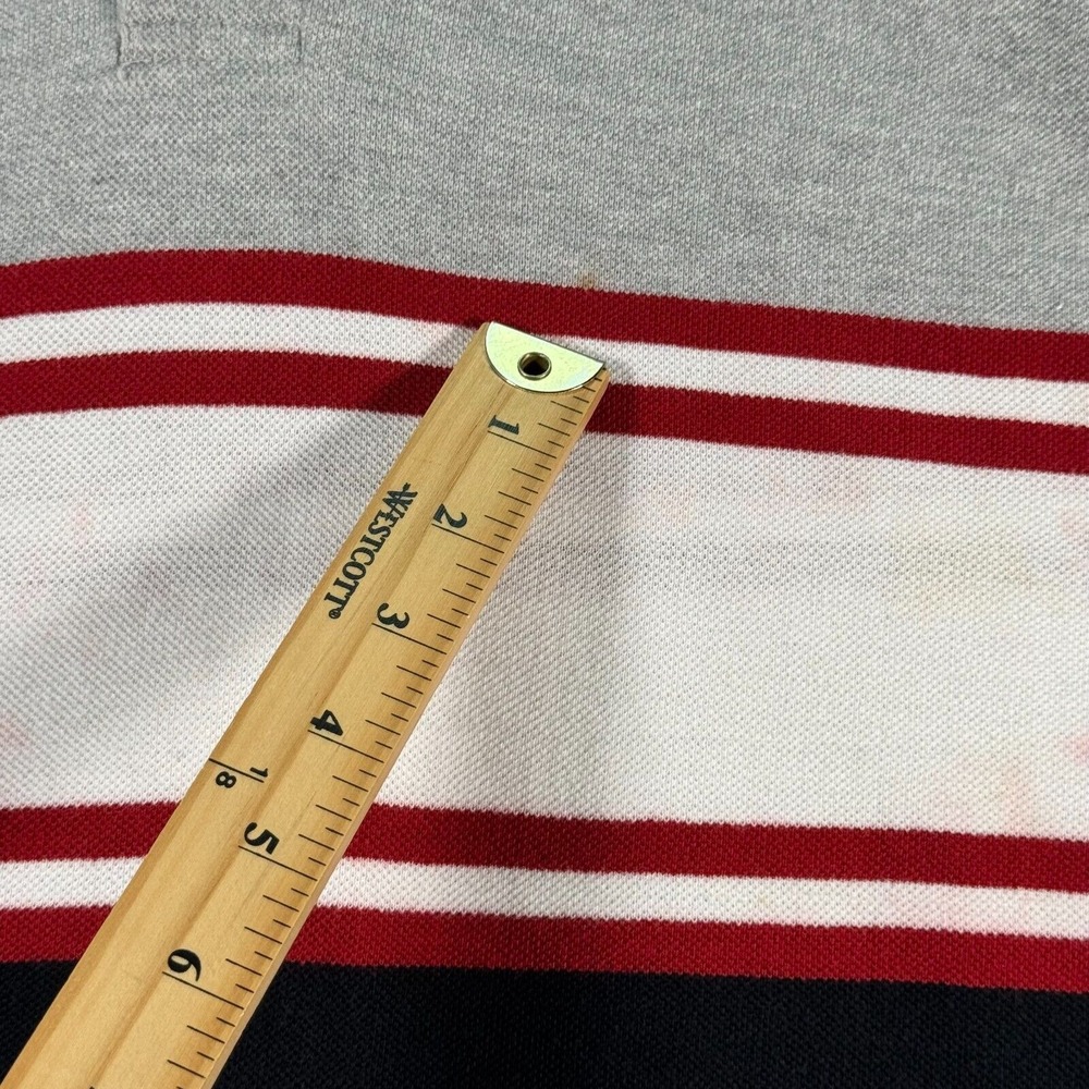 Vintage Levis‎ Polo Shirt Mens Large Multicolor Stripes Classic Golf Classic 90s - Picture 10 of 12